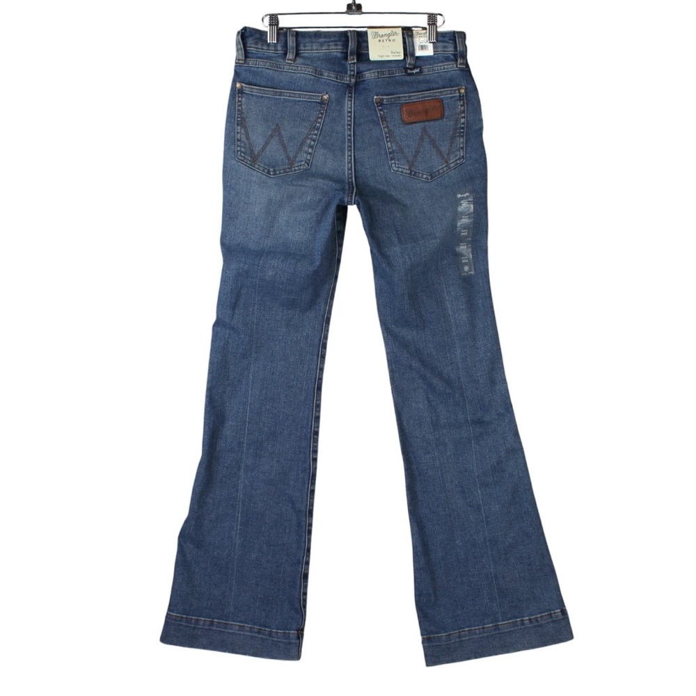 NWT Wrangler Women Retro Bailey High Rise Trousers Jeans 29x32 Denim Bootcut - Picture 2 of 14